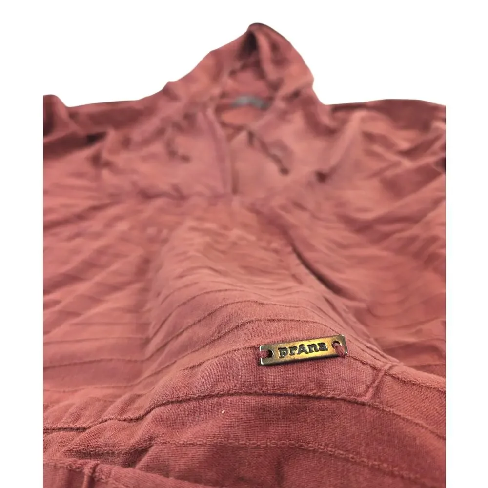 Prana | Farin Hooded Pullover Top in Rose | Size Small - Picture 5 of 7